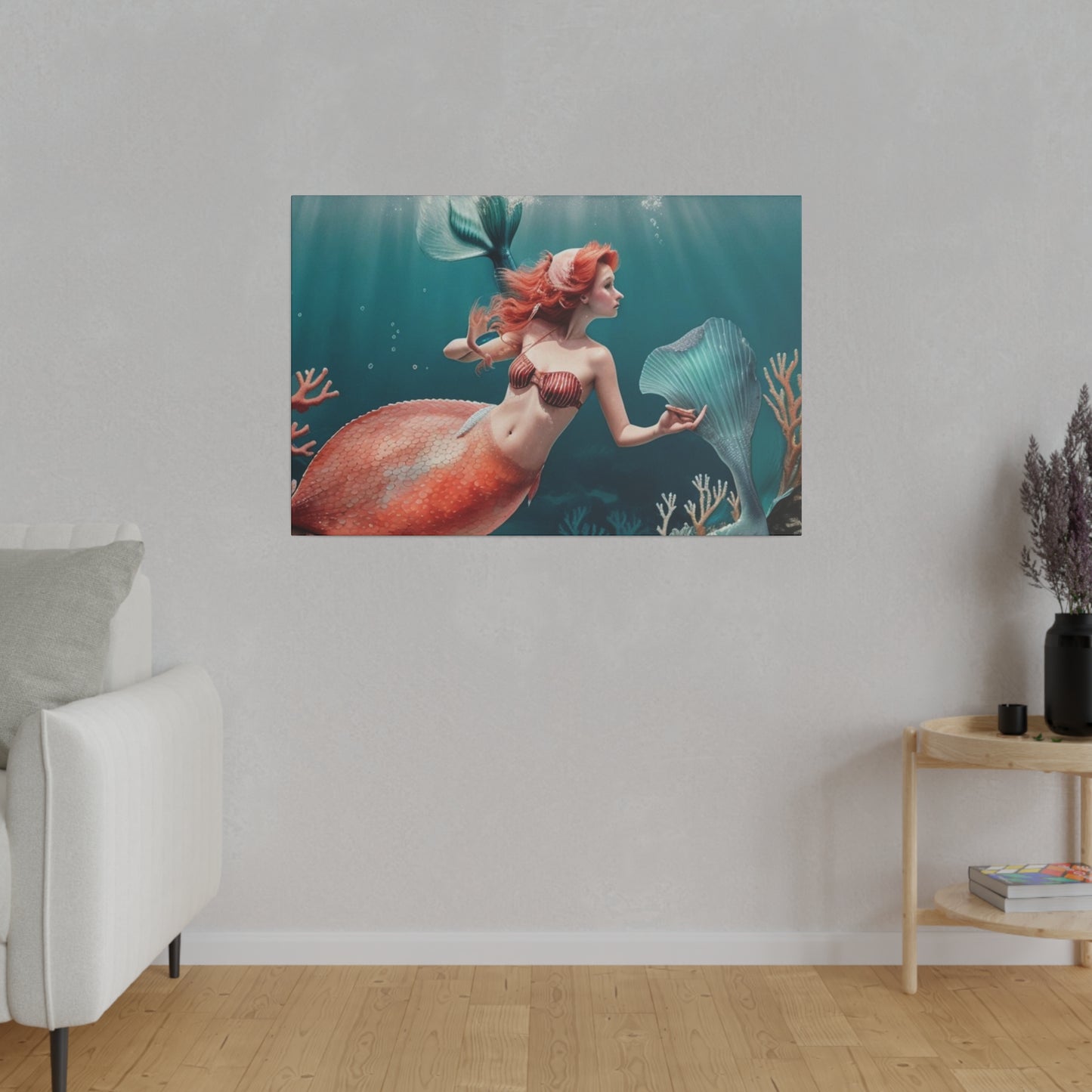 Whispering Currents: Mermaid's Serenade to the Stingray