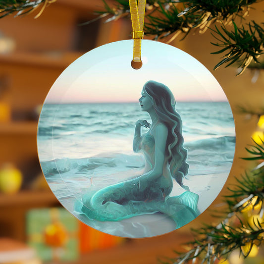 Lustrous Oceanic Luminary Ornament