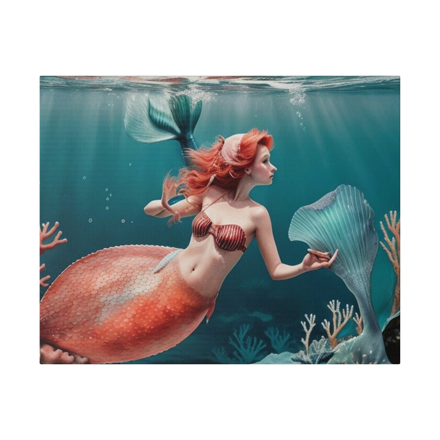 Whispering Currents: Mermaid's Serenade to the Stingray