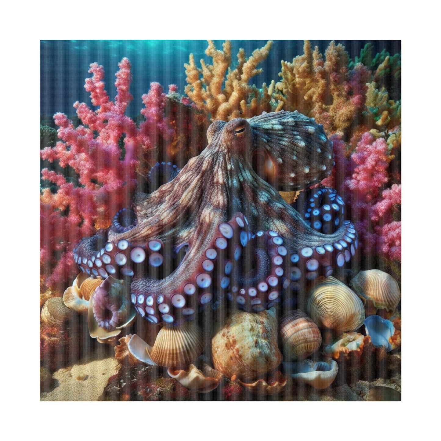 Octopus Oasis: Guardian of the Coral Kingdom