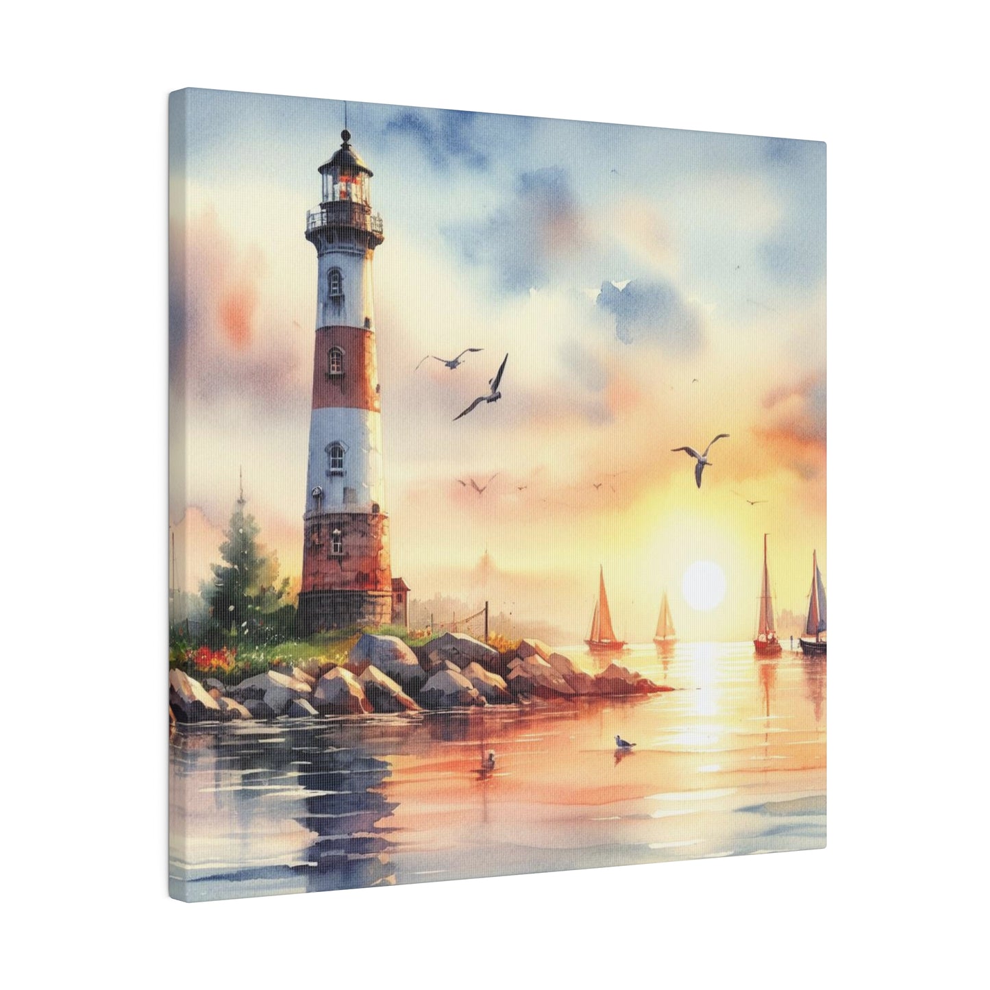 Beacon of Serenity: Dusk at the Lighthouse