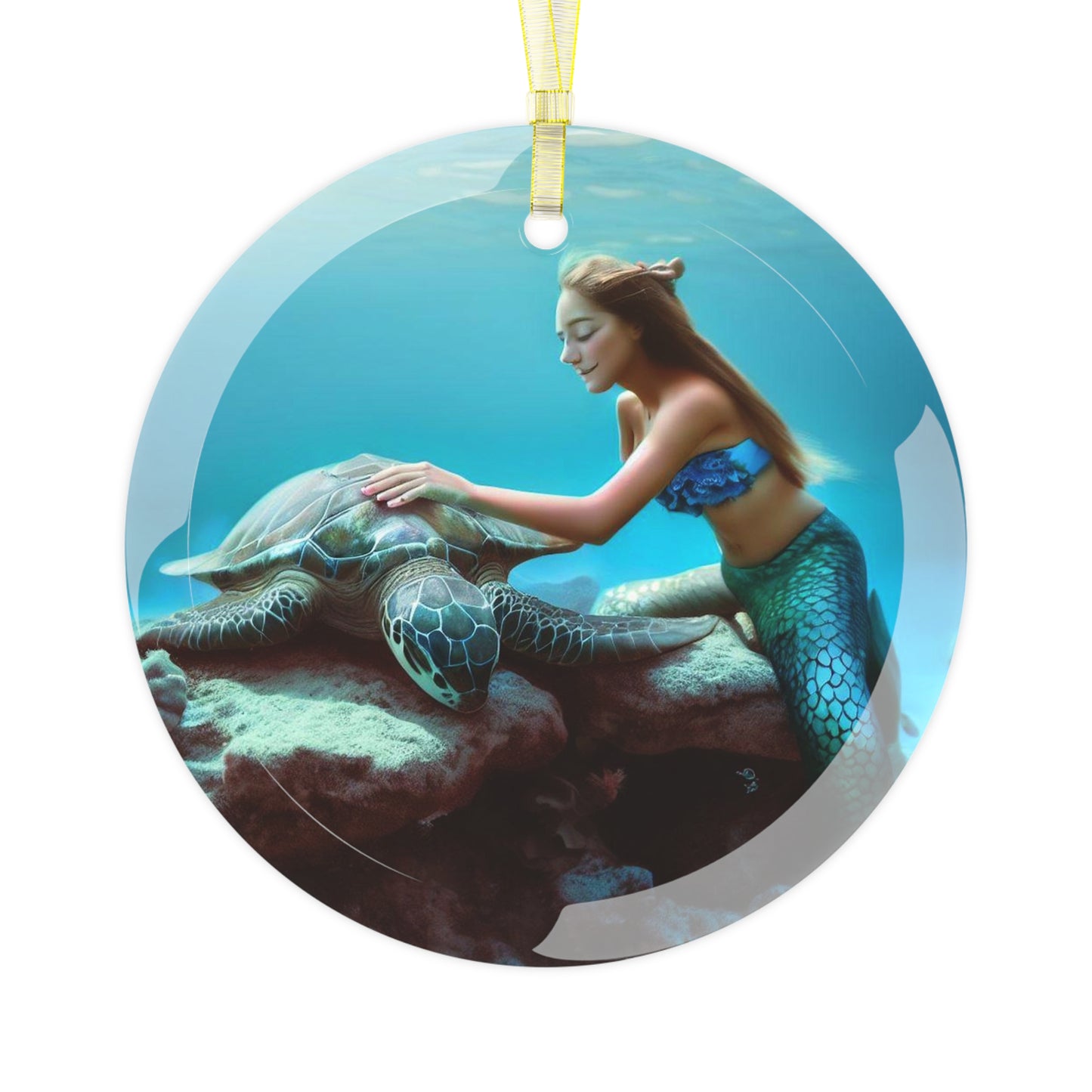 Ocean's Opal Odyssey Ornament