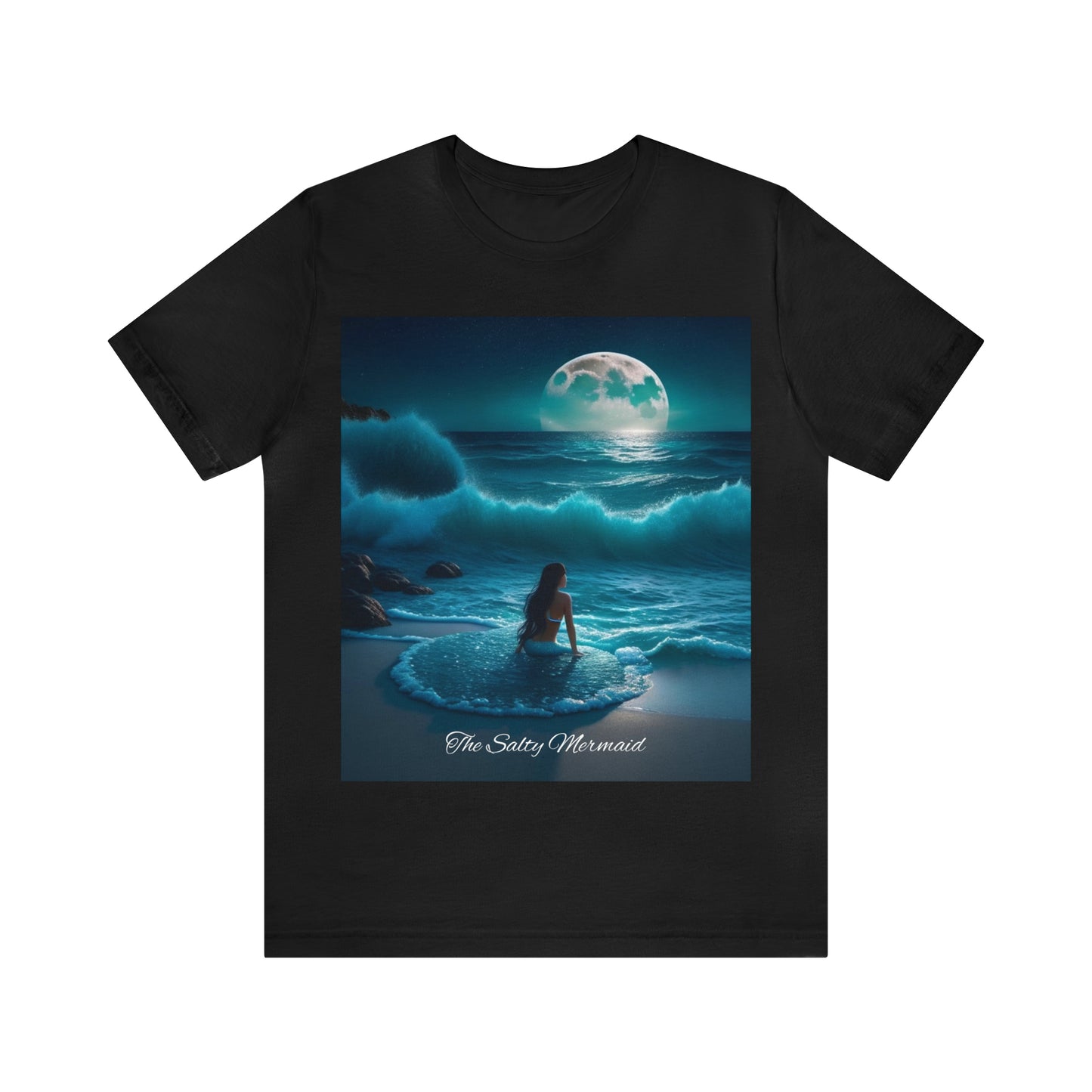 The Salty Mermaid Short Sleeve Tee - Moonglow