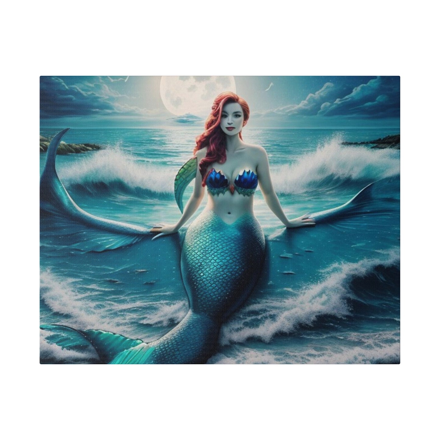 Lunar Serenity: Mermaid's Moonlit Dance