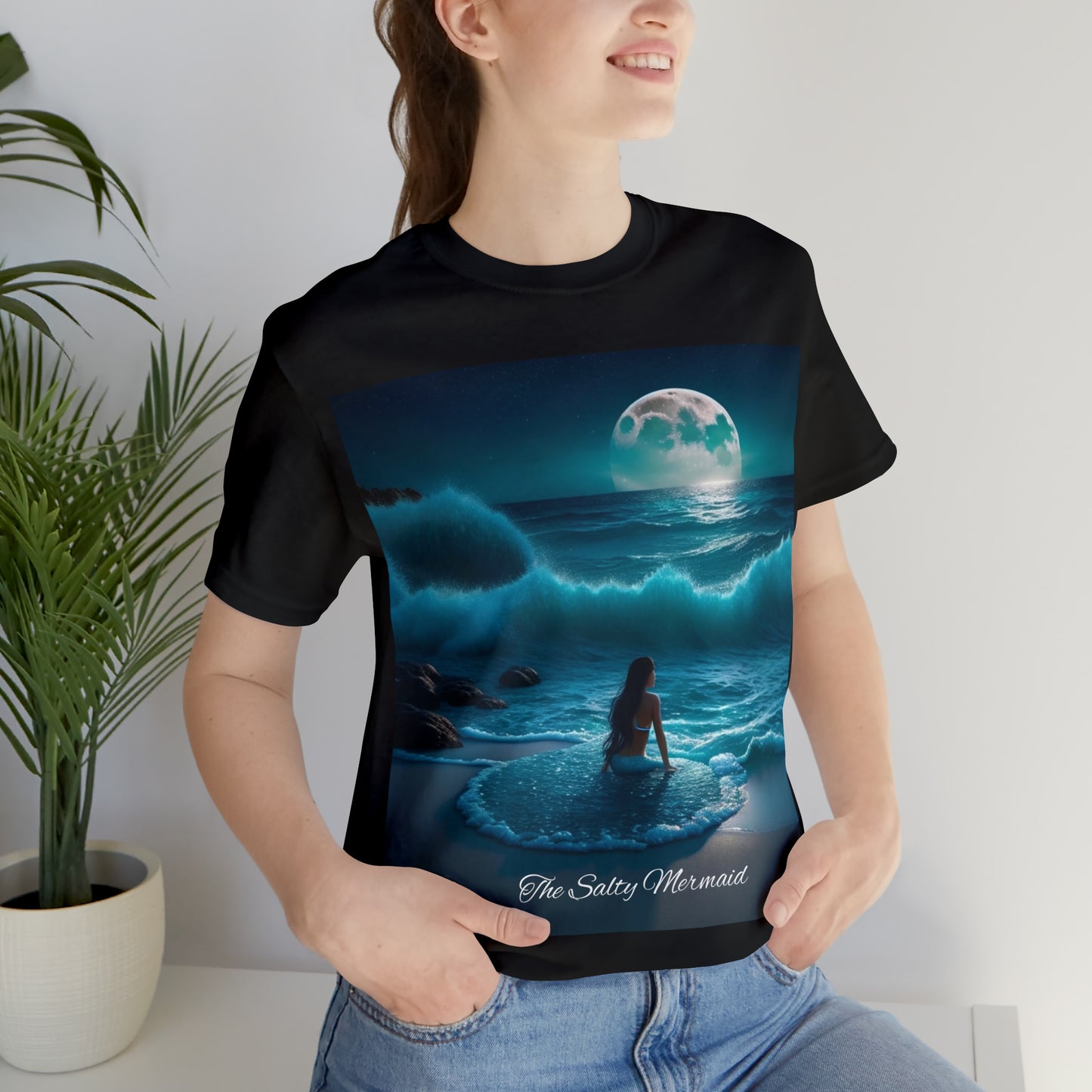 The Salty Mermaid Short Sleeve Tee - Moonglow