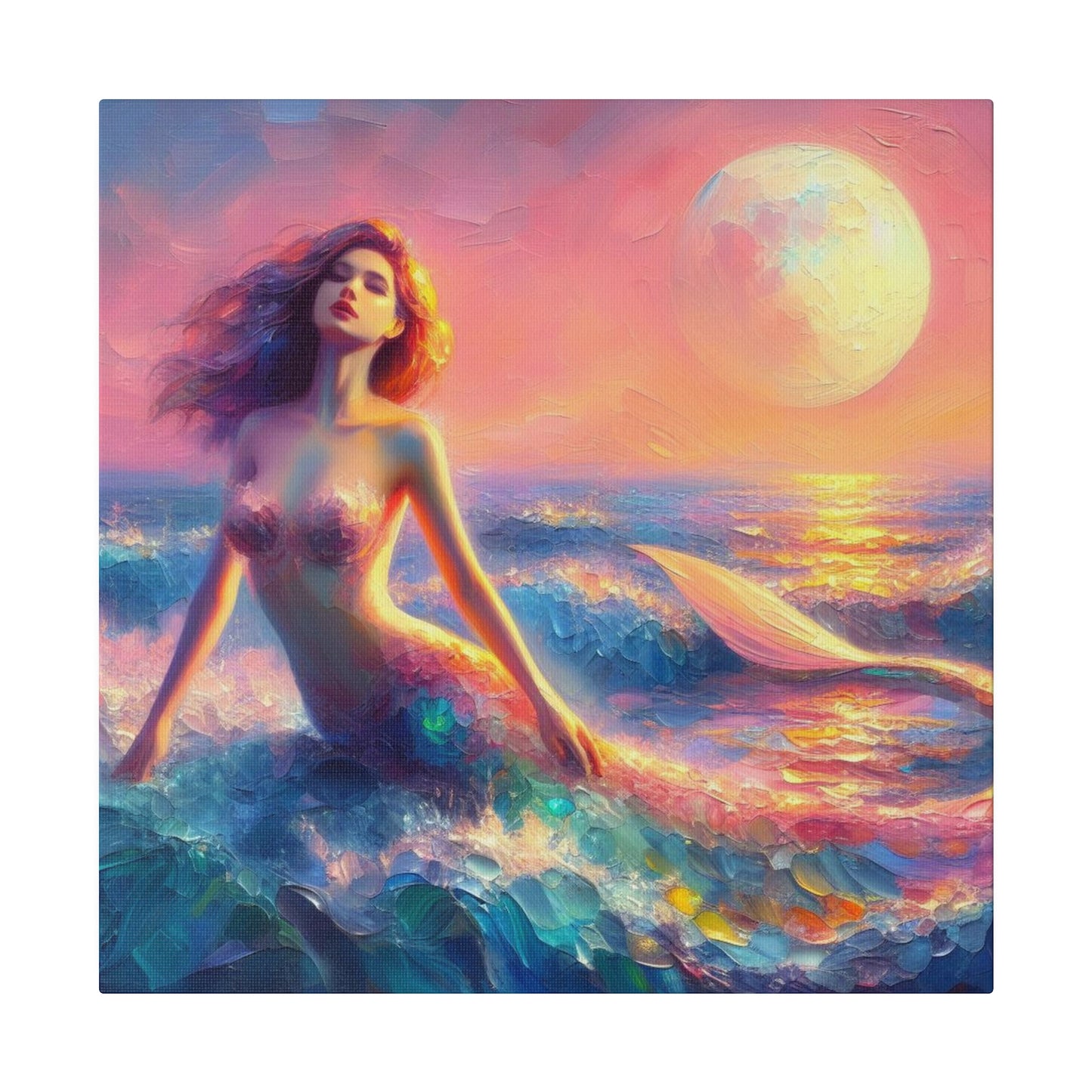 Moonlit Serenade: The Mermaid's Evening Dance