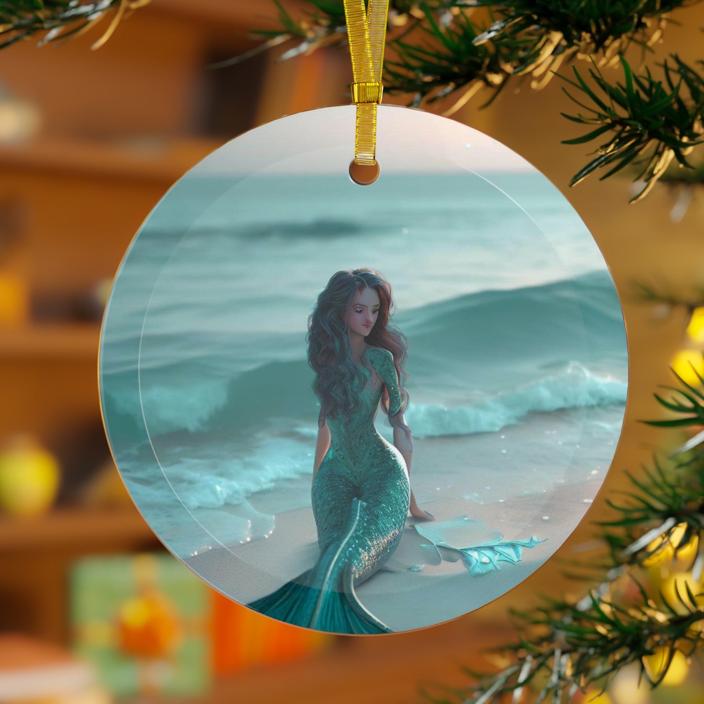 Whimsical Wave Waltz Ornament