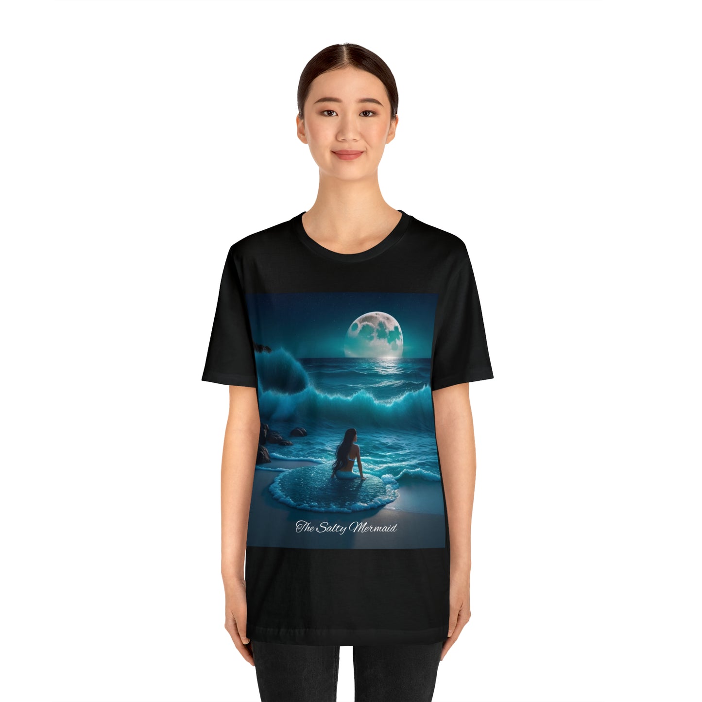 The Salty Mermaid Short Sleeve Tee - Moonglow