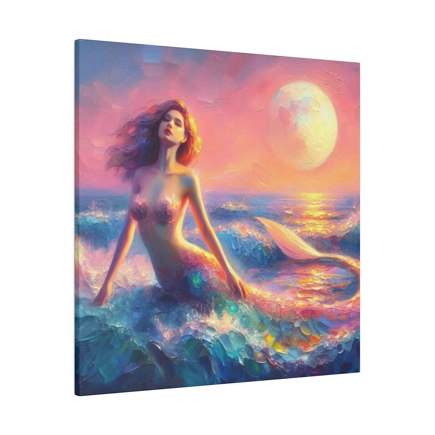 Moonlit Serenade: The Mermaid's Evening Dance