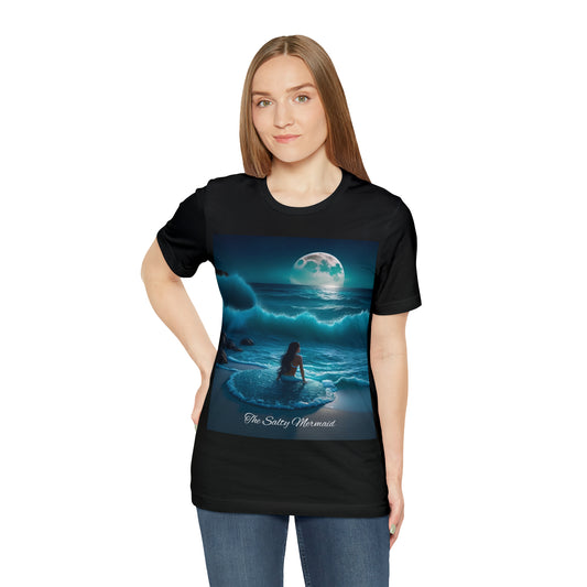 The Salty Mermaid Short Sleeve Tee - Moonglow