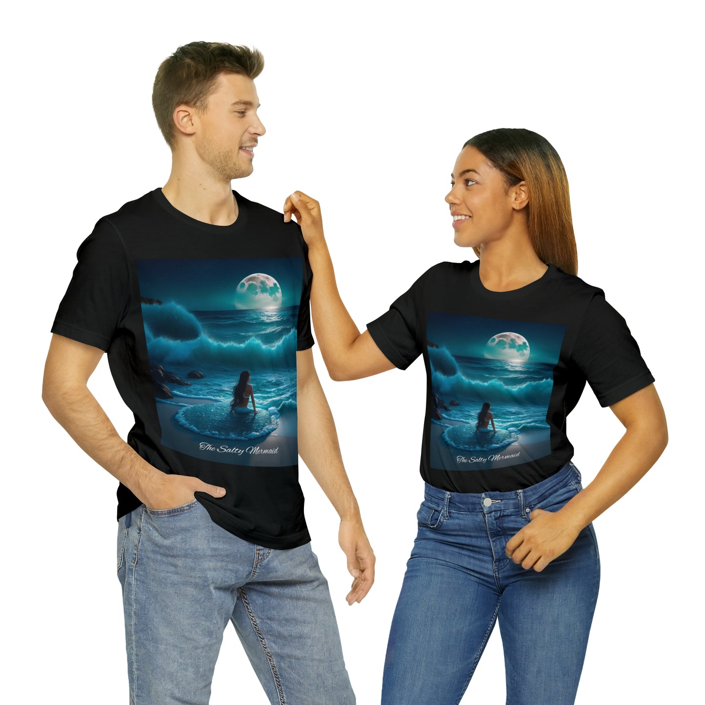 The Salty Mermaid Short Sleeve Tee - Moonglow