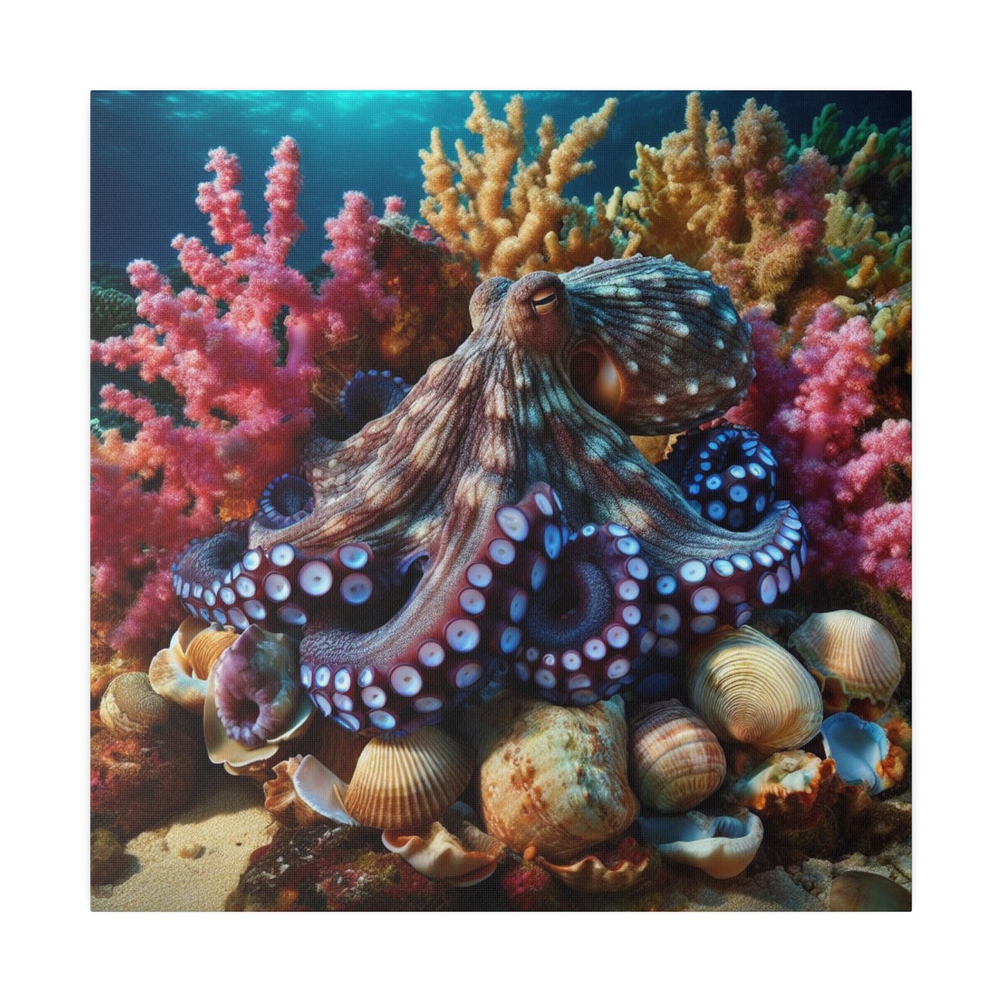 Octopus Oasis: Guardian of the Coral Kingdom