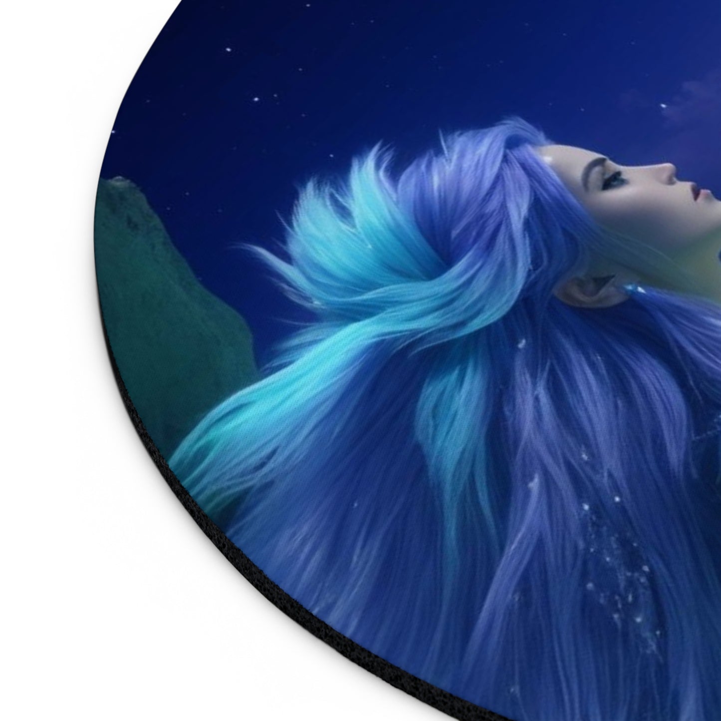 Celestial Reverie: The Moonlit Siren